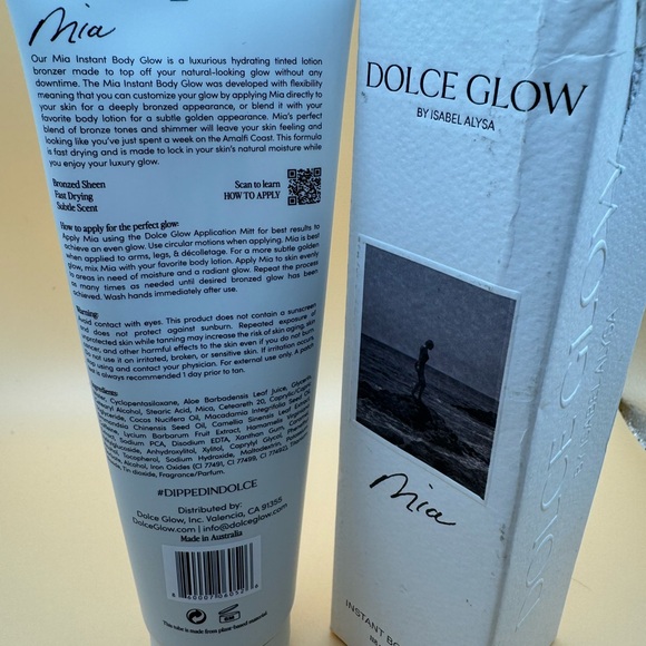 Nib dolce glow by isabel Alysa‘Mia’ instant body glow 4oz - Picture 2 of 7